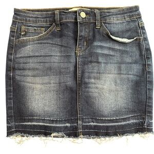 KanCan Denim Mini Skirt 5